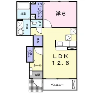 フォレスト ガーデン【0102号室】の間取り