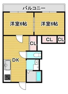 川忠ビル【2階】の間取り