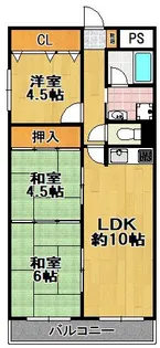 ドエル大正【4階】の間取り