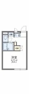 レオパレスフェリーチェ【1階】の間取り