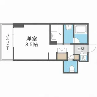 アーデンタワー南堀江【7階】の間取り
