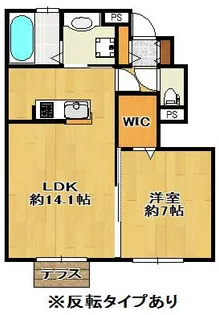 コリーナ ヴェルデ【1階】の間取り