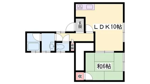桜ヶ丘団地15号棟【1F号室】の間取り
