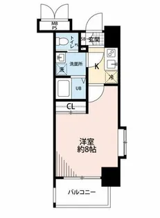 サヴォイエイペックス【10階】の間取り