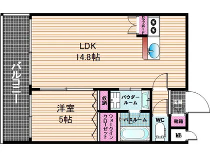 シエラハウス【206号室】の間取り