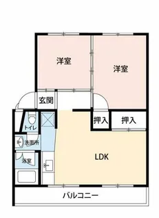公社賃貸SMALIO 下田部B【18-104号室】の間取り