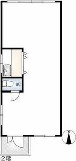 コーポ大宝【2階】の間取り