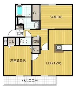 清滝苑 Ⅱ【2階】の間取り
