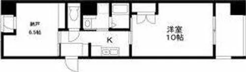 ヴェリエール・ドゥ・セ【5階】の間取り