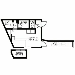 プリシェール名塚【3階】の間取り