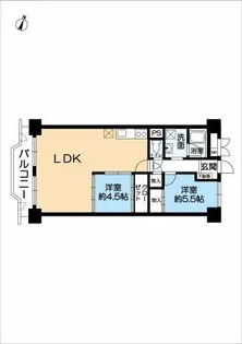 明石アーバンライフ【11階】の間取り