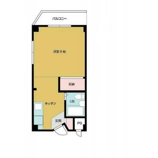 アミニティハイツ田村【2階】の間取り