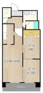 テン・フォーティ【6階】の間取り