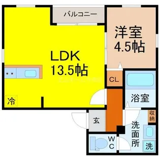 DEVELD千種【1階】の間取り