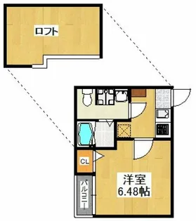 アリエス薬院【2階】の間取り