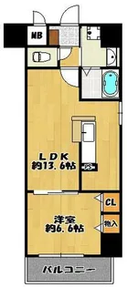 HANY TOWER【7階】の間取り