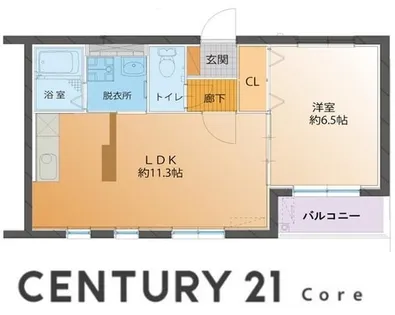 neu 乙未(ノイ オウミ)【2階】の間取り