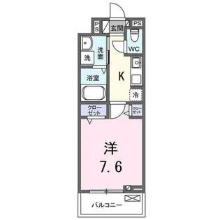 コンチェストⅢ祥豊【3階】の間取り