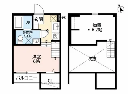 リブール【1階】の間取り