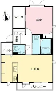 DAIKENN浜寺南町 L棟【201号室】の間取り