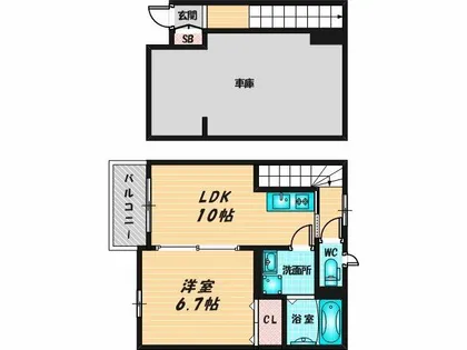 エスパースしまなみ【1階】の間取り