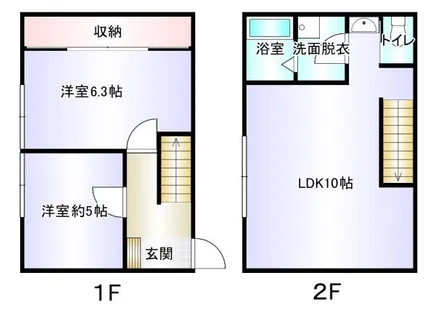 K’s HouseⅡ【1階】の間取り