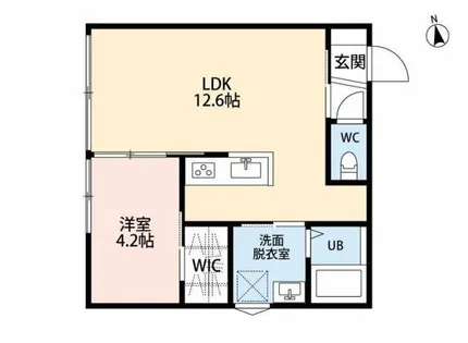 Mi Casa MAIZURU【101号室】の間取り