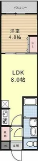 アッシュメゾン加美正覚寺Ⅵ【1階】の間取り