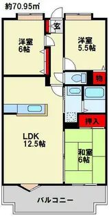 クレセール守恒【302号室】の間取り