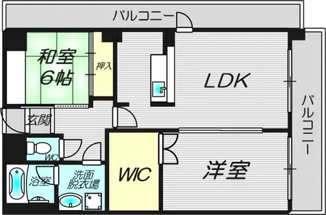 カーサローザ【2階】の間取り