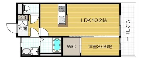 ORACION吹田【7階】の間取り