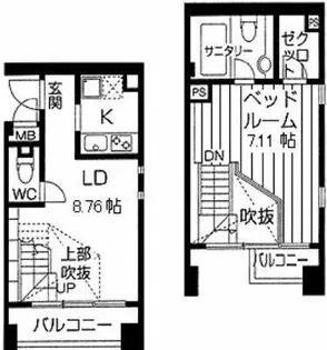 ネット伏見町【405号室】の間取り