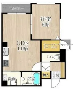 M.hills西本町【4階】の間取り
