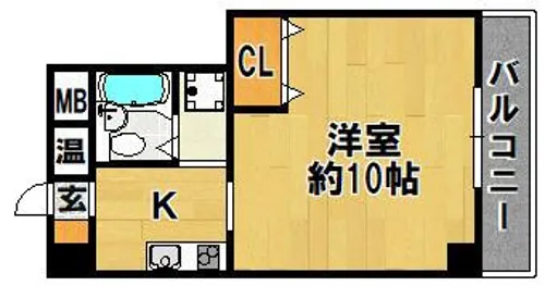 ピアシティ三田【605号室】の間取り