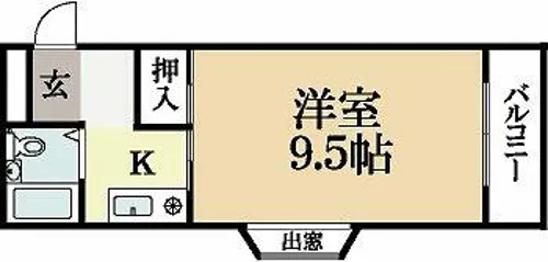 コート黄檗【2階】の間取り