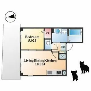 Sugarloaf Park 浅間町【2階】の間取り