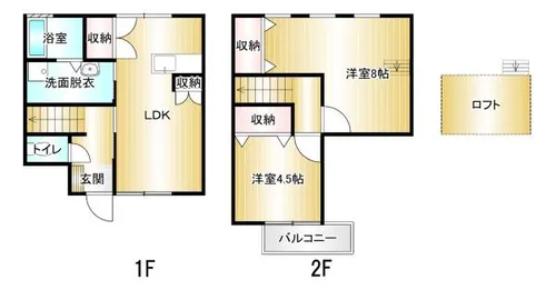 ドレミハイツ【1階】の間取り