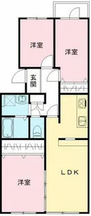 第六サンハイツ大森【4階】の間取り