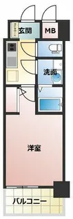 S-RESIDENCE江坂Alegria【8階】の間取り
