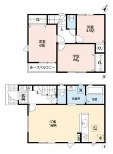 愛知県碧南市入船町7丁目【一戸建】の間取り