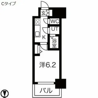 愛知県名古屋市千種区今池5丁目【マンション】の間取り