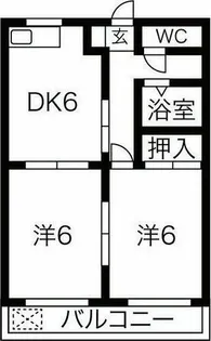 フレスコ・ファースト【207号室】の間取り