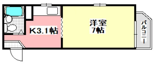 RKAマンション【101号室】の間取り
