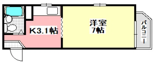 RKAマンション【101号室】の間取り