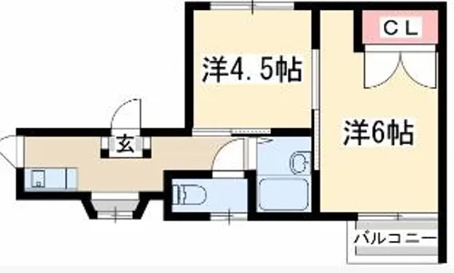 JIRO淡路【5階】の間取り