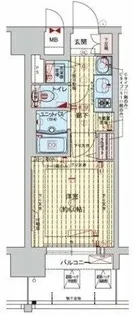 プレサンス難波元町【2階】の間取り