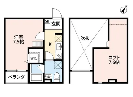 Pleasure KOBE【1階】の間取り