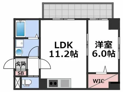 パーフェクトライフ真法院(旧ドリームライフ真法院)【7階】の間取り