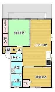 グリーンゲイブルズⅠ【102号室】の間取り