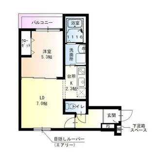 兵庫県尼崎市立花町2丁目【アパート】の間取り